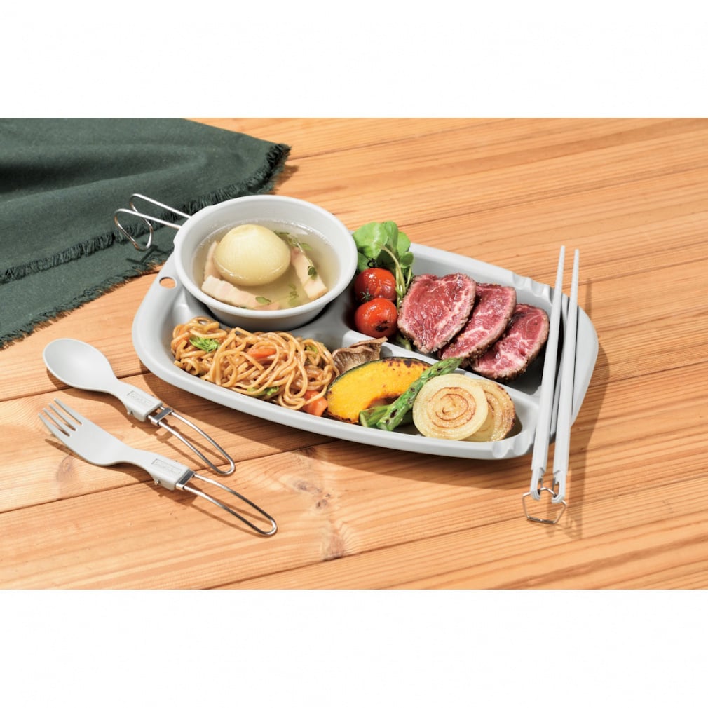 ユニフレーム カラプレ パステルブルー 666968 キャンプ 食器