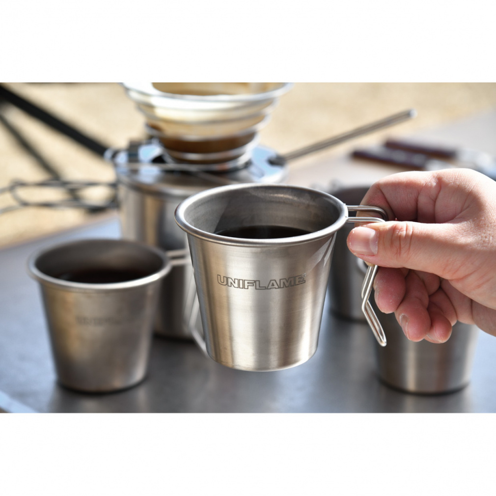 ユニフレーム スタッキングマグ500 チタン 666111 キャンプ 食器