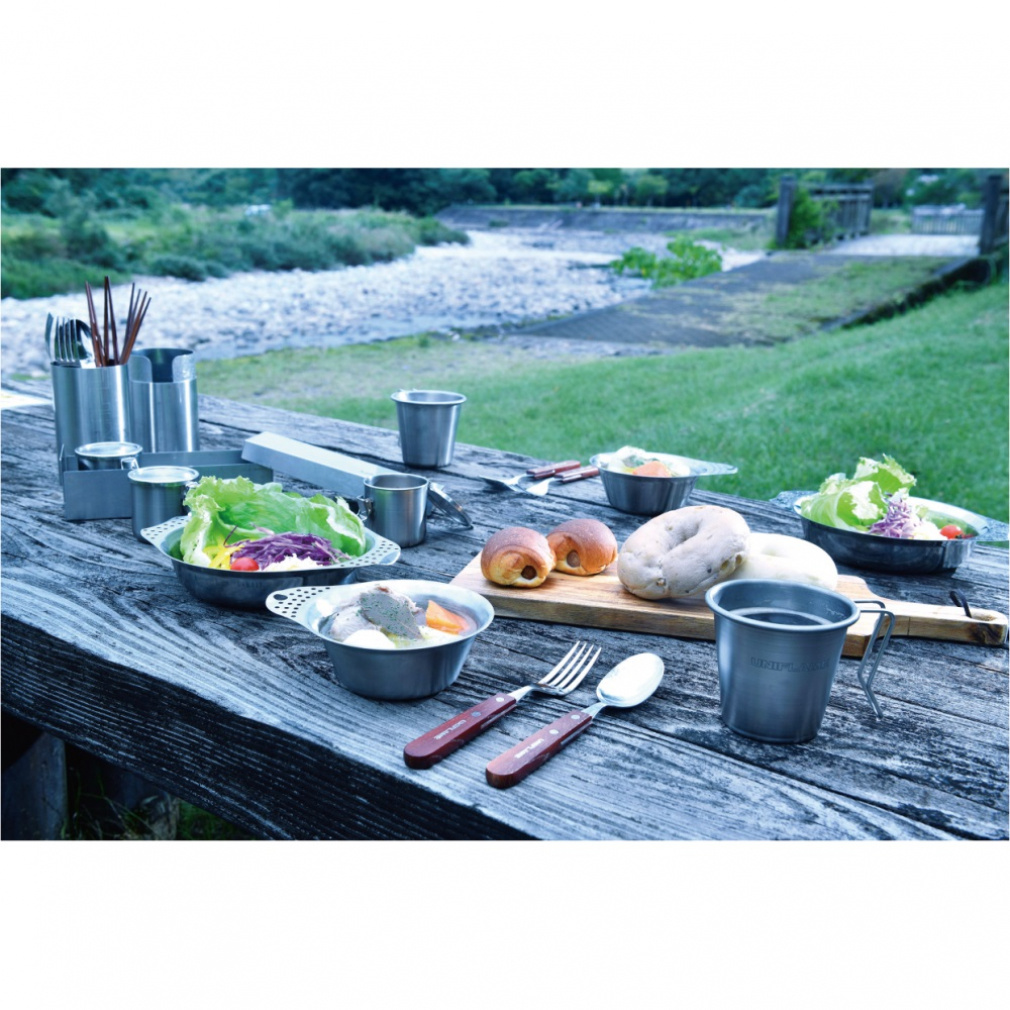 ビームス別注 スマイルチタンマグカップ 4個セットUNIFLAME 燕 レア ユニフレーム シングルマグ650 チタン 666203 キャンプ 食器 UNIFLAME