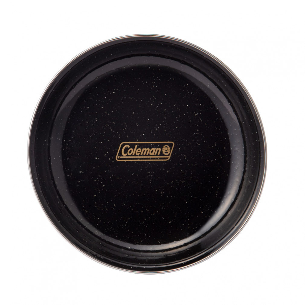 コールマン エナメルディーププレート ブラック 4枚セット 2000039151