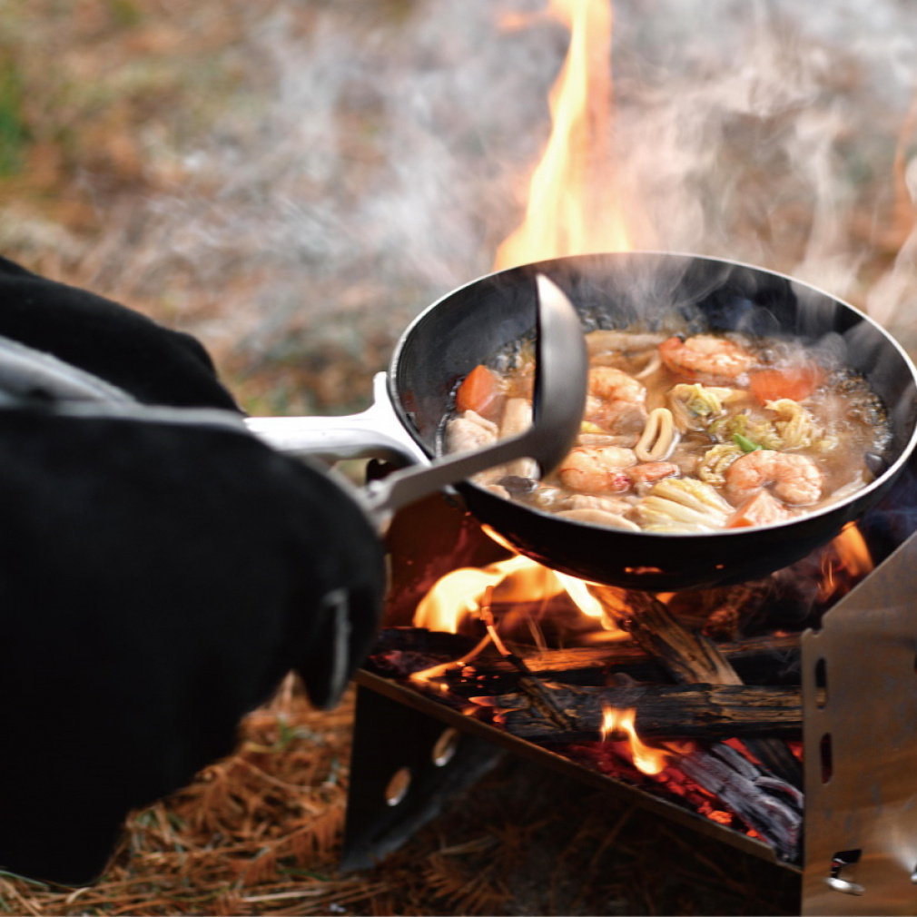 ユニフレーム キャンプ中華鍋 17cm 660027 キャンプ クッキング