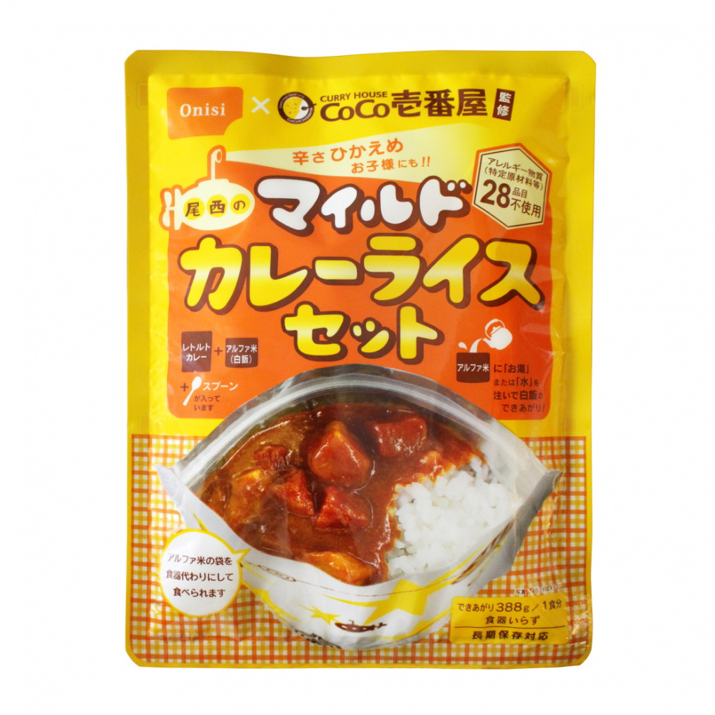 ✴︎ カレーライス様限定商品✴︎ 尾西食品 CoCo壱番屋監修 尾西のマイルドカレーライスセット 6個セット
