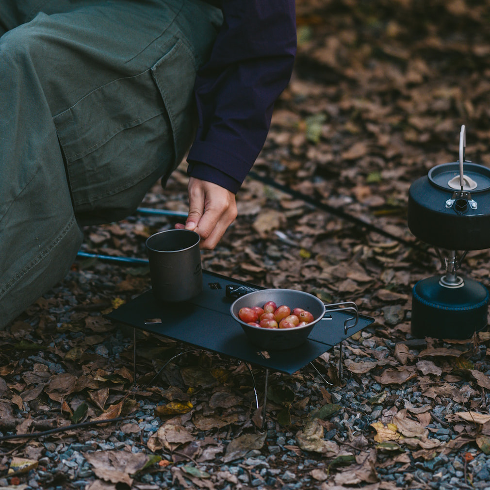 Mountainhike SZK1340 アウトドアテーブル ブラック ネイチャーハイク Portable Folding Table CNK2450JJ0 トレッキング