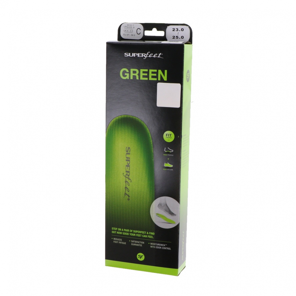 スーパーフィート SPF GREEN トレッキング シューズ 中敷き インソール