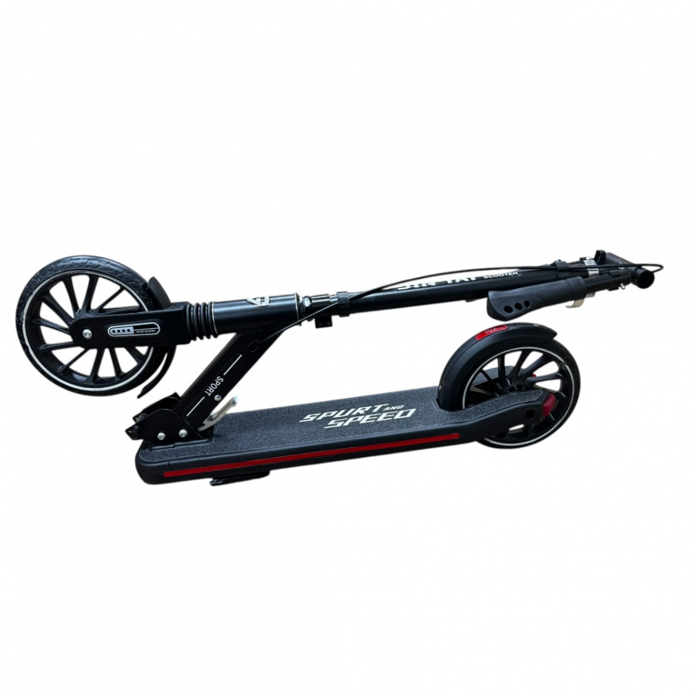 FJ Scooter 200 TT-7799 エクストリームスポーツ キックボード : Black