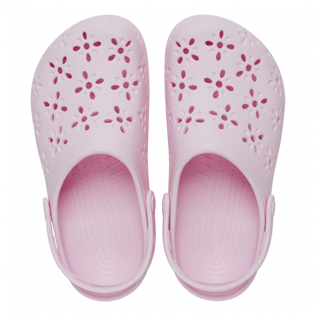 クロックス Floral Cut Out Clog (210927-6ZW PkM) レディース