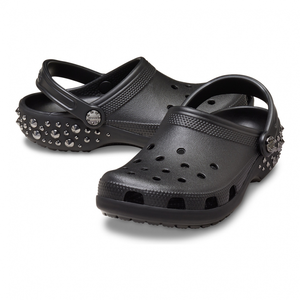 クロックス Classic Studded Clog (211596-001 Blk) レディース