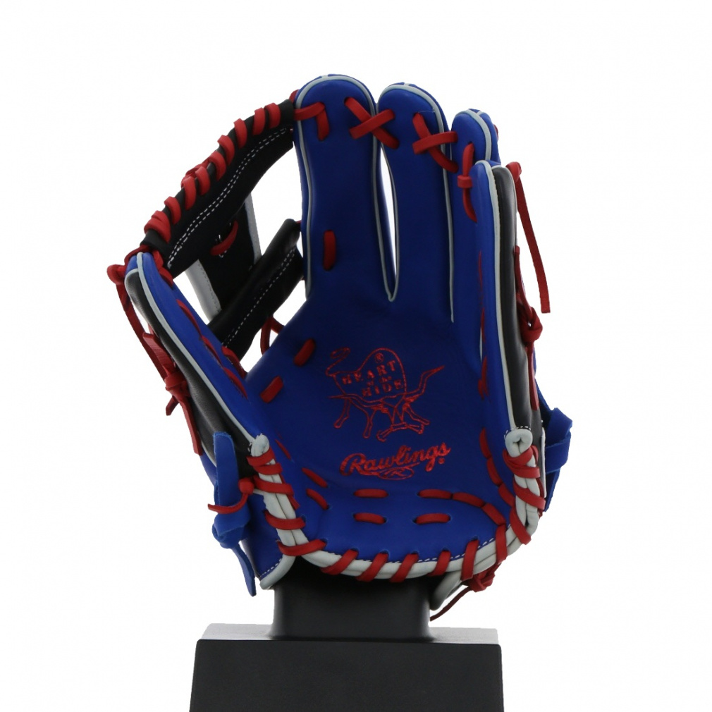 ローリングスHOH軟式グローブ　キャメル×青 ローリングス HOH PRO EXCEL Wizard #02 COLORS 内野手用