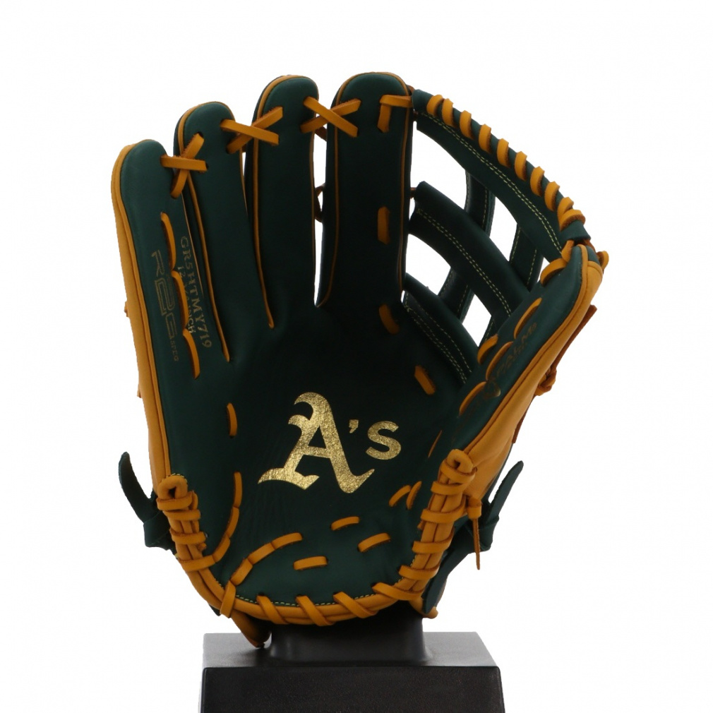 返品交換不可 在庫一掃セール Rawlings ローリングス 軟式 ハイパーテック MLB Y719 OAK GR5HTMY719-OAK 一般軟式グラブ ローリングス HYPER TECH MLB TEAM アスレチックス 外野手用 左投用