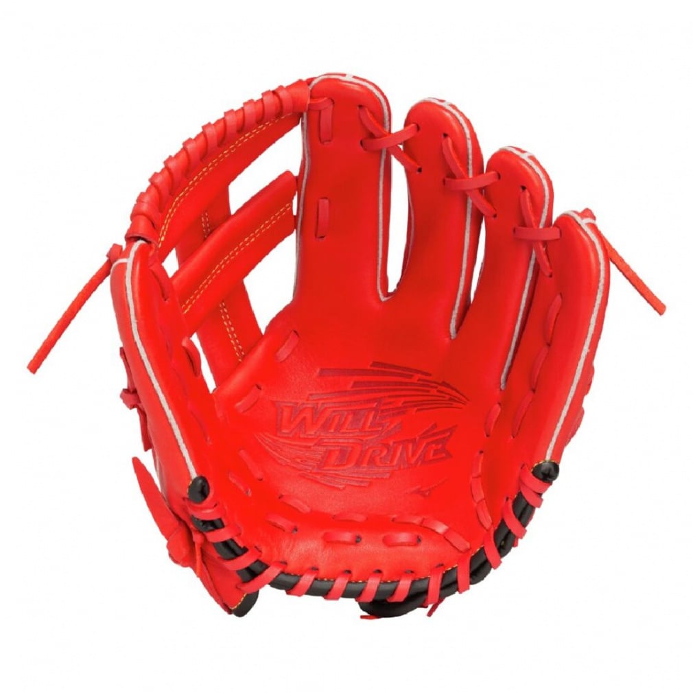 ミズノ WILL DRIVE RED IBE限定カラー ジュニア軟式用ウィルドライブ