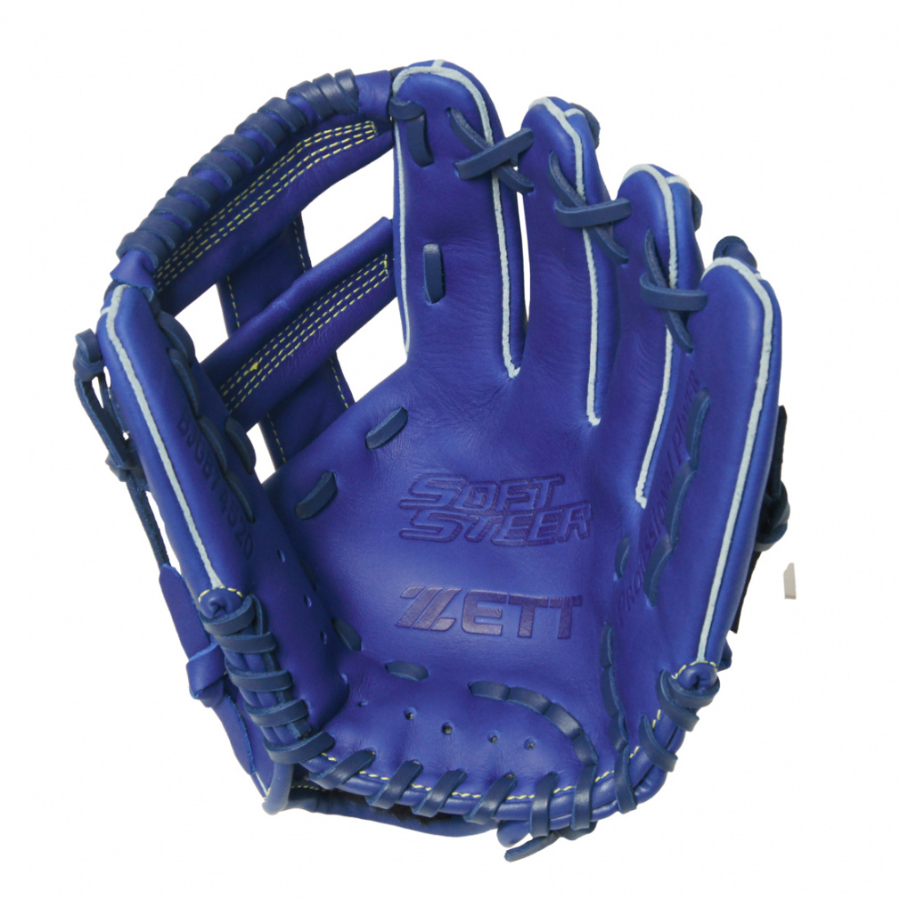 PRO-S162 軟式グローブ ダークブルー/パープル ゼット 少年軟式グラブ ソフトステアシリーズ オールラウンド用