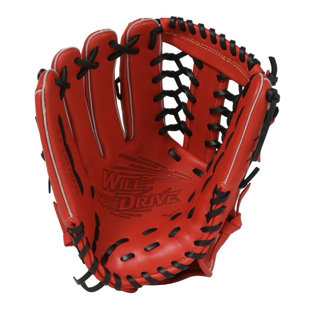 ミズノ ソフトボール用WILL DRIVE RED IBE 外野手向け サイズ13 左投用