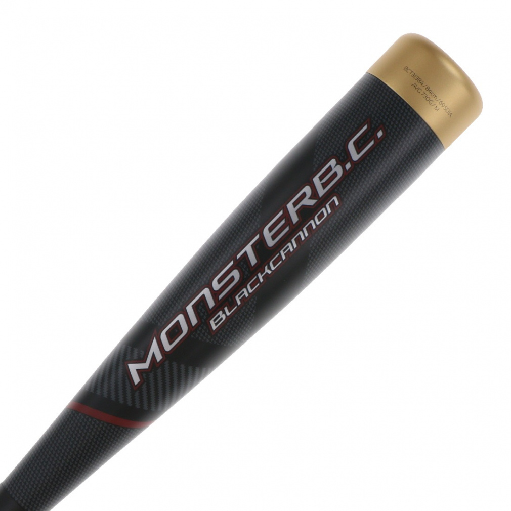 ゼット 軟式FRP製バット MONSTER BLACKCANNON モンスターブラック