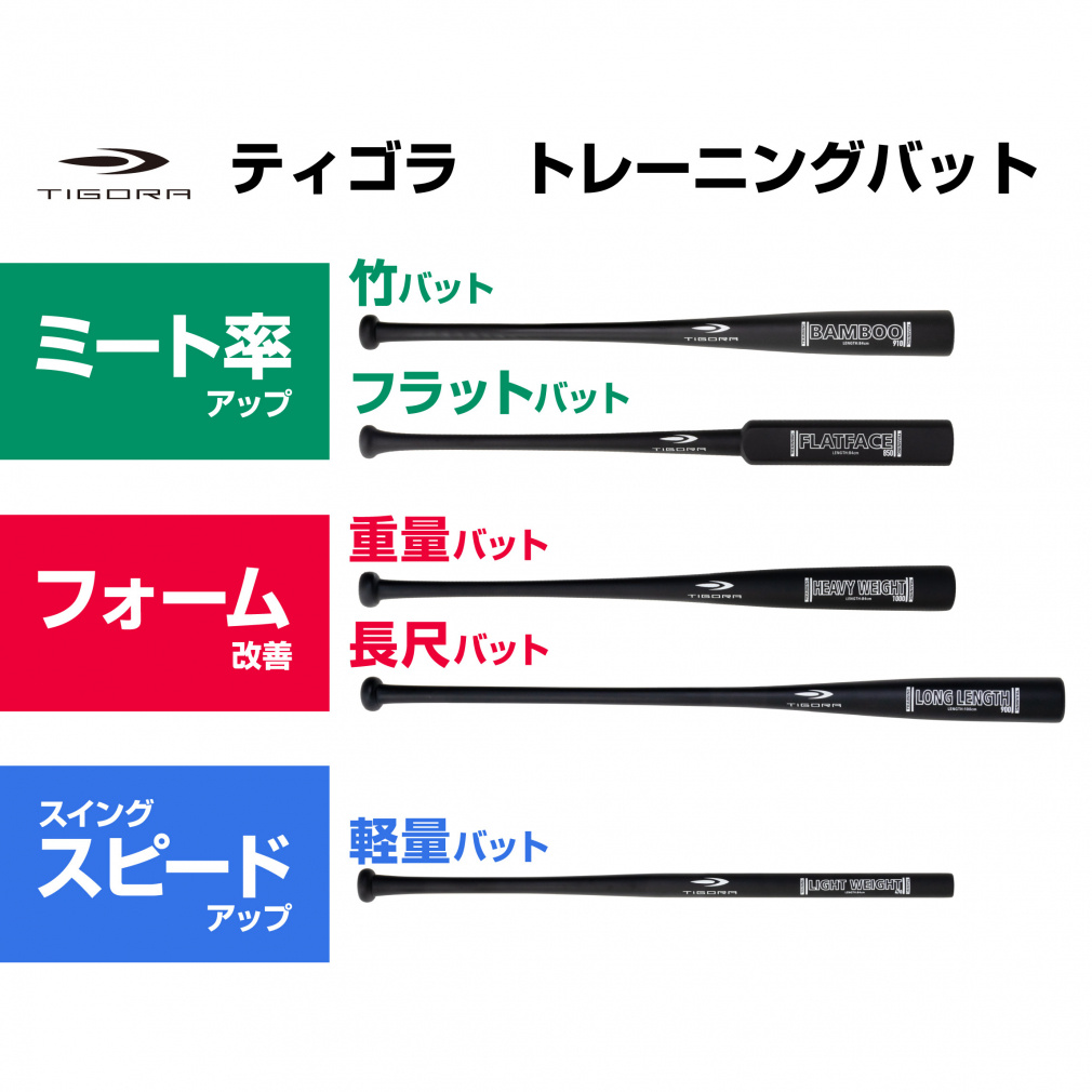 ティゴラ 硬式トレーニングバット 竹バット TR-8BG BAMBOO84 硬式用