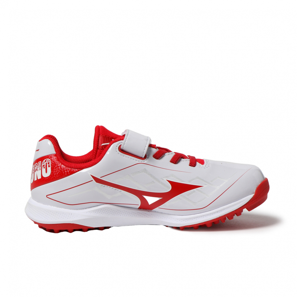 Mizuno/ミズノ トレーニングシューズ ホワイト/レッド　少年用 ミズノ クッションレボダイア トレーナー Jr. 11GT252762 ジュニア