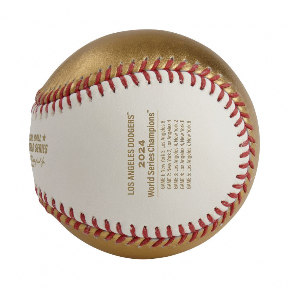 完売品！2024 MLB ワールドシリーズ 公式試合球 ボールキューブ付 セール）Rawlings社製 MLB 2024 ワールドシリーズゴールド公式球