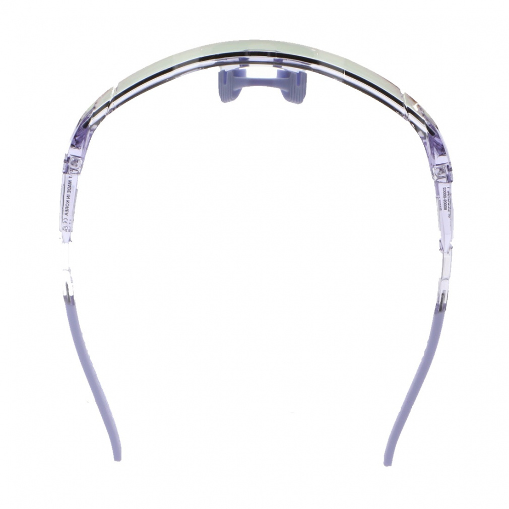 100% Speedcraft トランスルーセントラベンダー サングラス 100% ワンハンドレッド サングラス SPEEDCRAFT Polished Translucent