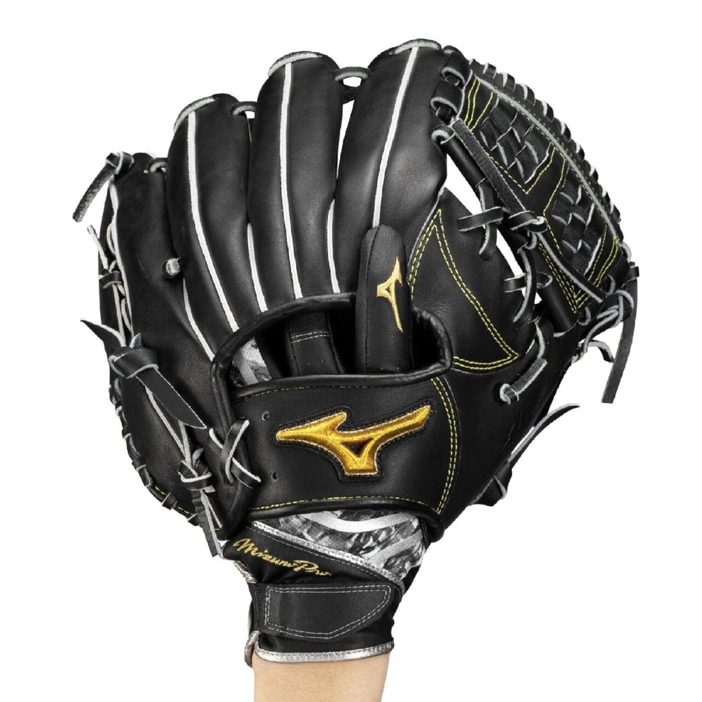 ミズノ 野球 守備用手袋 【ミズノプロ】守備手袋 パッド付 左手用