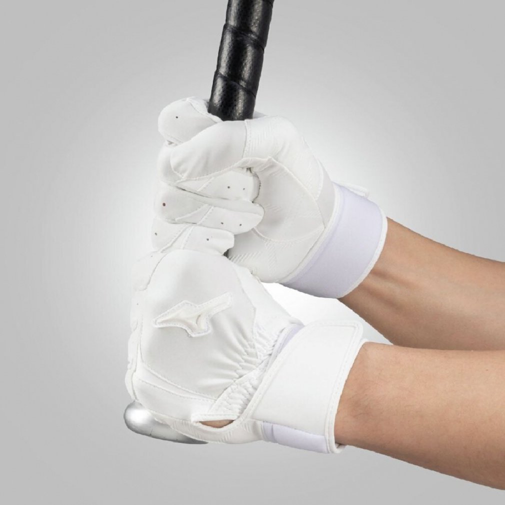 ミズノ 野球 バッティング用手袋 ZeroSpace 高校野球ルール対応モデル