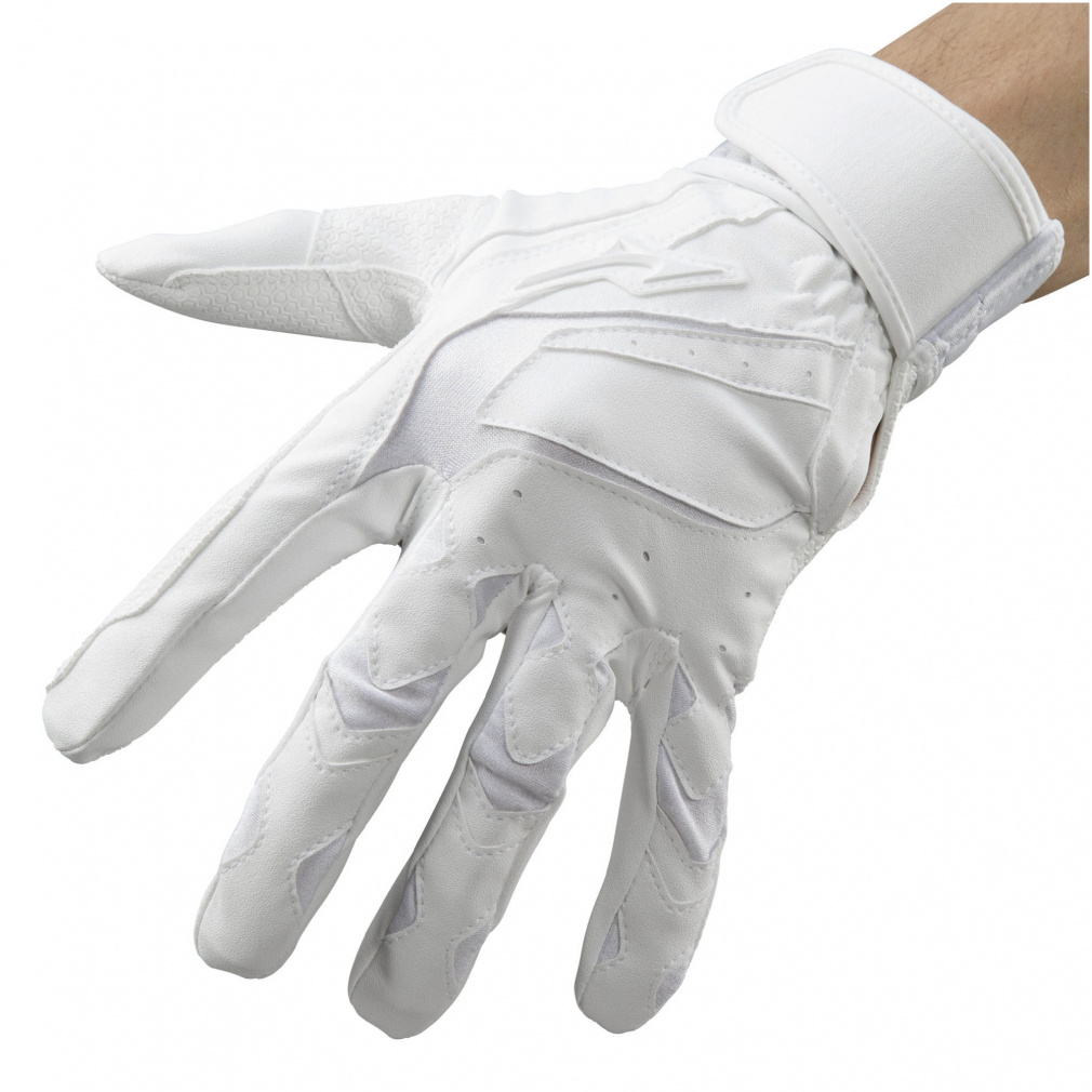 ミズノ メンズ 野球 バッティング用手袋 両手用 WILLDRIVE BLUE ウィル