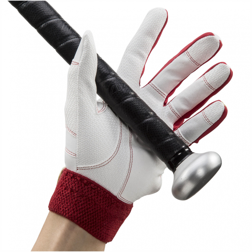 ミズノ メンズ 野球 バッティング用手袋 両手用 WILLDRIVE RED ウィル