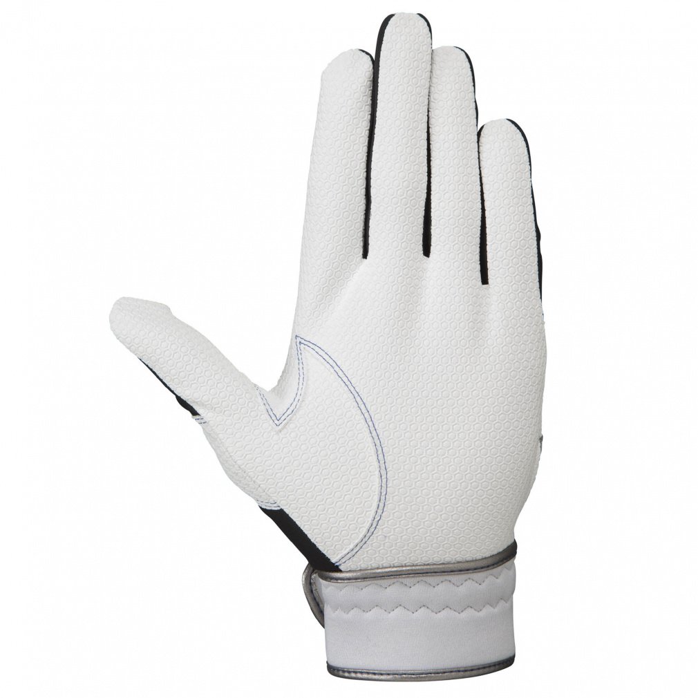 ミズノ メンズ 野球 バッティング用手袋 両手用 WILLDRIVE BLUE ウィル