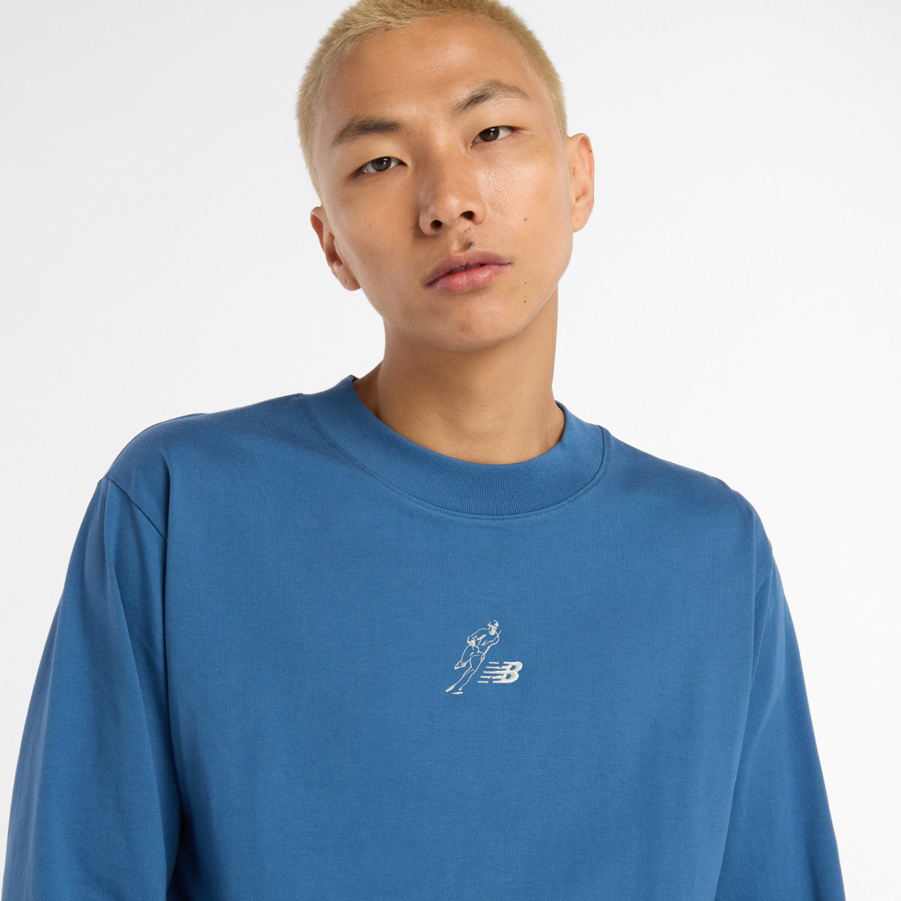 ニューバランス メンズ 野球 半袖Tシャツ 大谷翔平 ヘビーウェイト