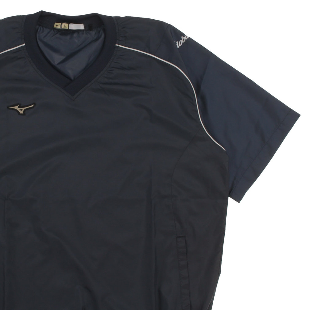 Mizuno Victory Stage XD 半袖ジャケット ミズノ メンズ 野球 半袖ウインドブレーカー Vネックジャケット・半袖