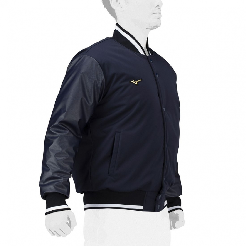 ミズノ メンズ 野球 長袖ウインドブレーカー 【保温素材/発熱素材