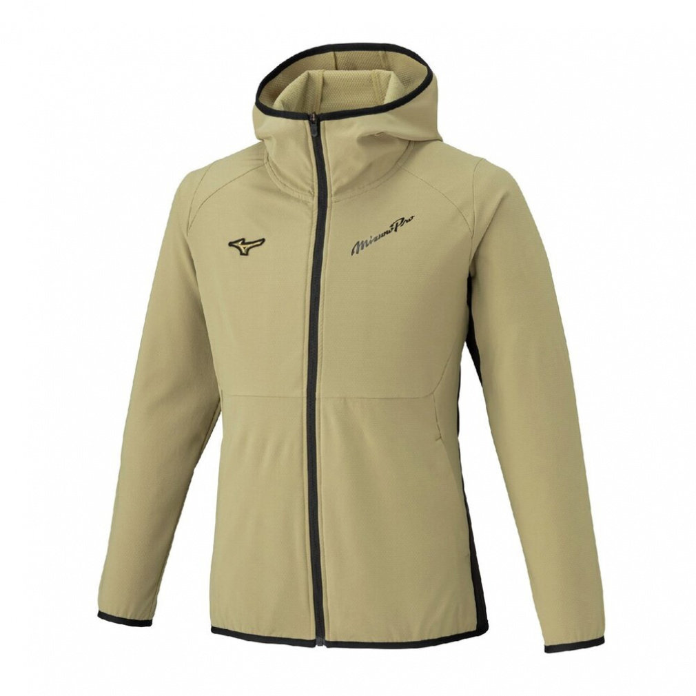 ミズノ メンズ 野球 長袖ウインドブレーカー テックシールドフーディ