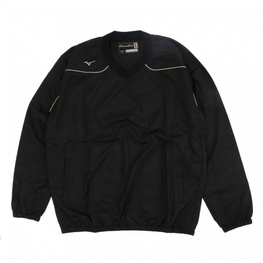 ミズノ メンズ 野球 長袖ウインドブレーカー Vネックジャケット