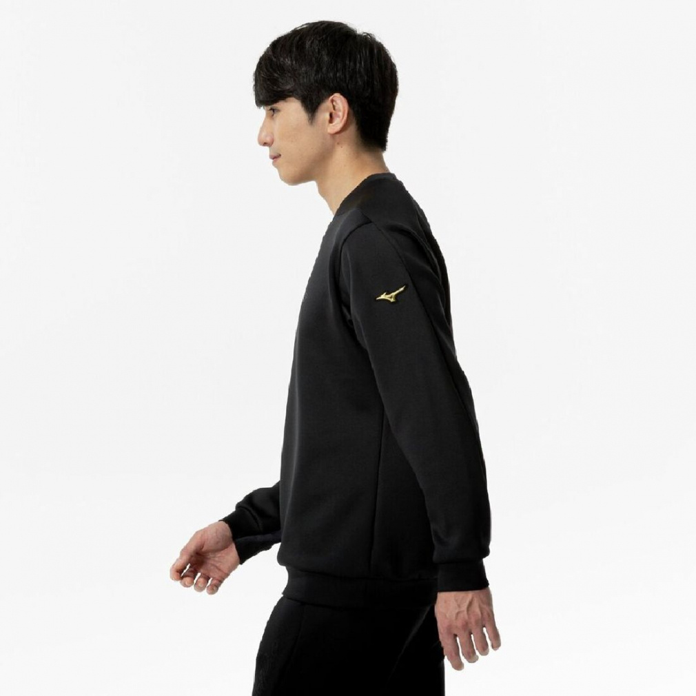 ミズノ メンズ 上下セット ストレッチスウェット(丸首) 12JECK78