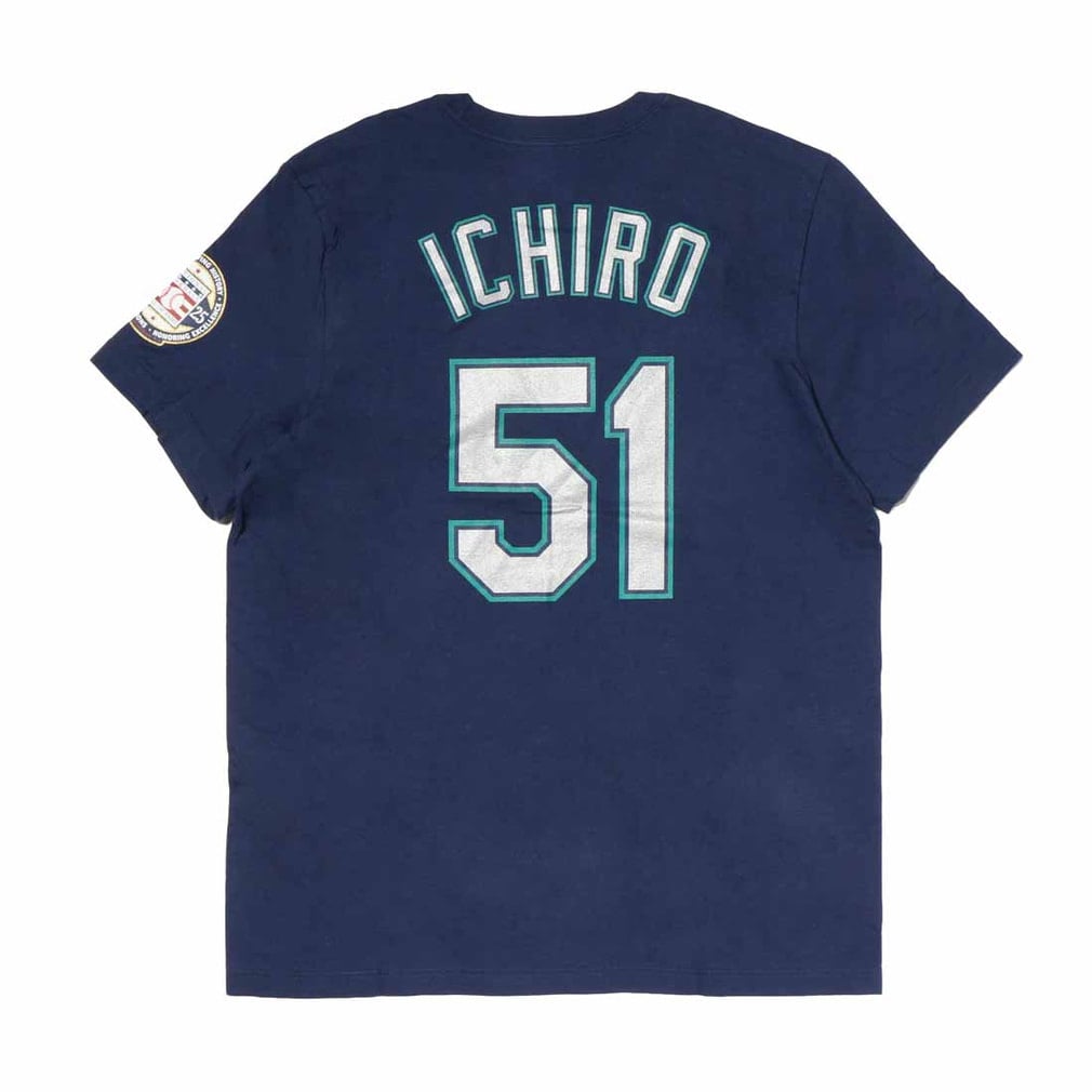 ナイキ メンズ 野球 半袖Tシャツ マリナーズ イチロー ネーム&ナンバー