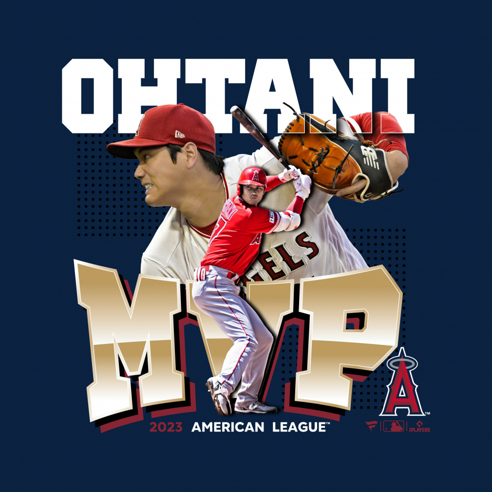 エンゼルス大谷翔平選手 ア・リーグ MVP 記念 2023 フォト T