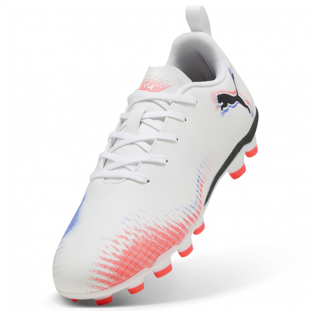 Puma Future スパイクシューズ ホワイト/レッド/マルチカラー PUMA プーマ フューチャー マッチ HG/AG(ホワイト×レッド