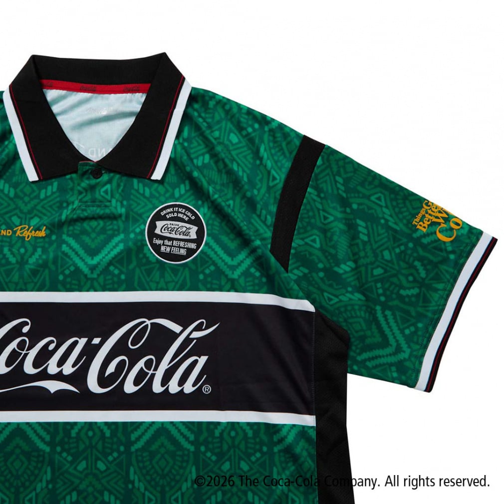 コカ・コーラ サッカー/フットサル 半袖シャツ ゲームシャツ CC