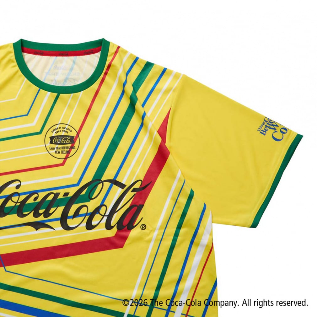 コカ・コーラ サッカー/フットサル 半袖シャツ プラクティスシャツ CC
