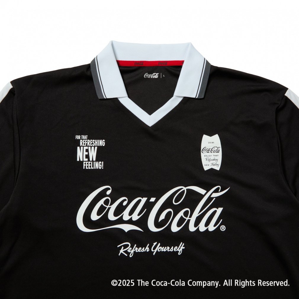 コカ・コーラ サッカー/フットサル 長袖シャツ 長袖プラクティスシャツ