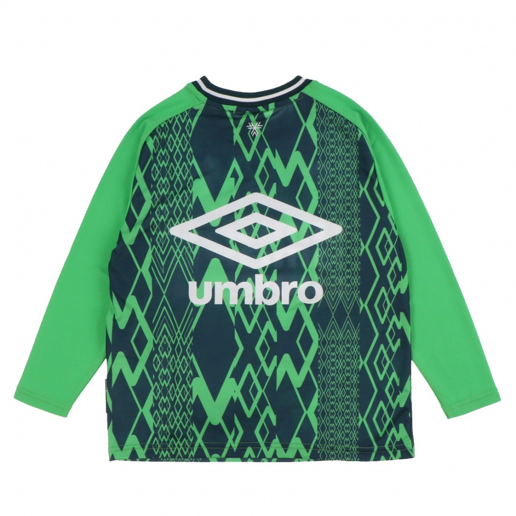 THE THIRD by UMBRO ジュニアグラフィック長袖プラクティスシャツ
