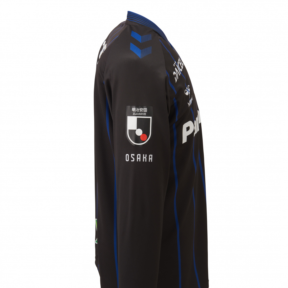 ガンバ大阪2024 レプリカ長袖ユニフォー　hummel M-L タグ付き ガンバ大阪2024 レプリカ長袖ユニフォー hummel M-L タグ付き