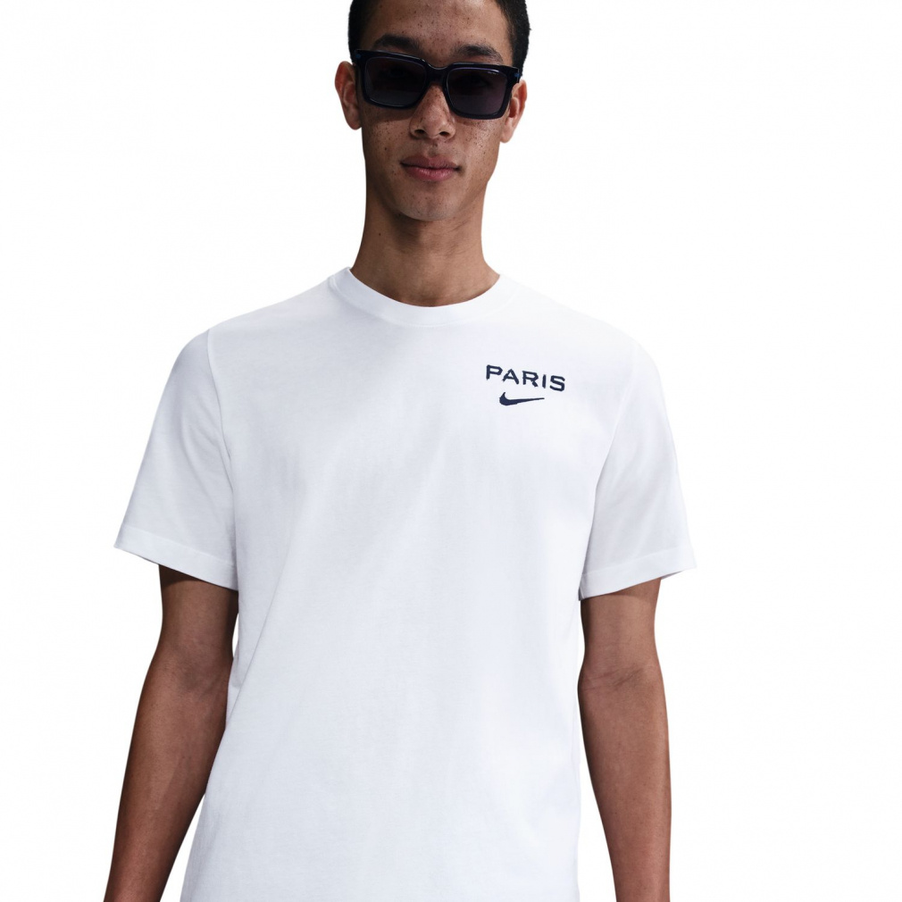 【Lサイズ】2025 パリ・サンジェルマン ヨーロッパチャンピオン Tシャツ PSG Nike UCL優勝記念 TRIOMPHE Tシャツ 2025 - ネイビー