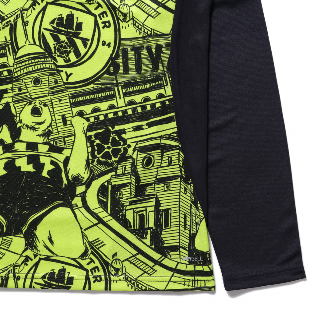 24-25 マンチェスター シティFC プレマッチ 1/4 ジップ トップス