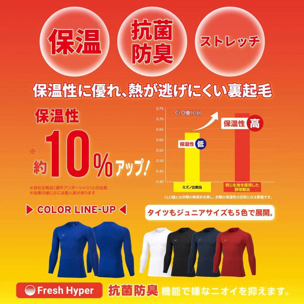 ミズノ メンズ サッカー/フットサル ロングタイツ/スパッツ 裏起毛