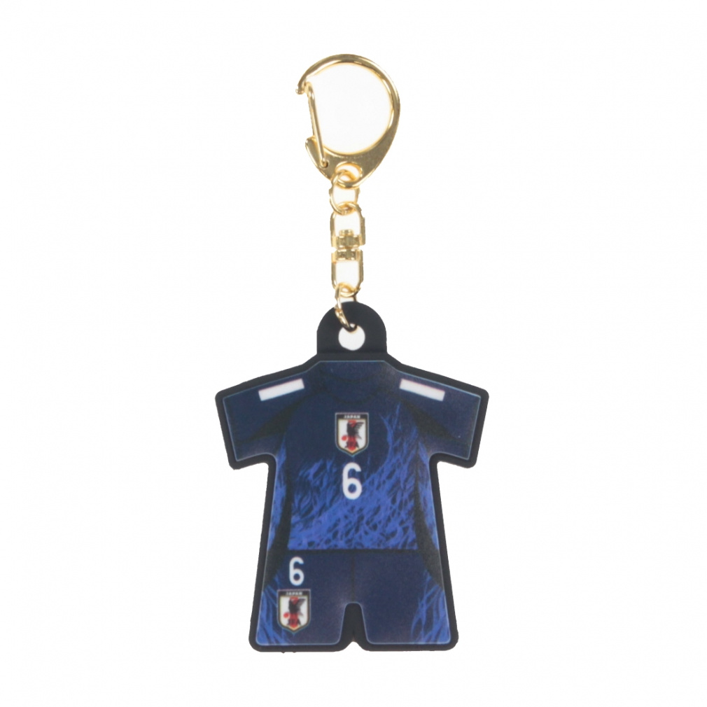 プレーヤーズユニ型ラバーキーホルダー2024(SAMURAI BLUE)(6遠藤航