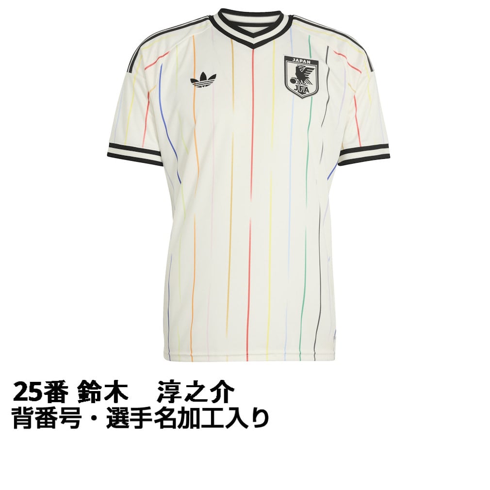 2024-25レプリカユニフォーム アウェイ（白）M #11 西田 adidas サッカー日本代表 2024 アウェイ レプリカ ユニフォーム CWHITE