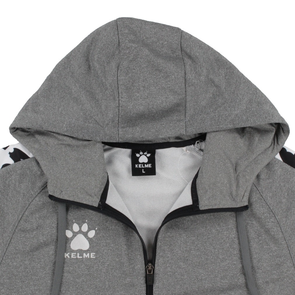KELME フード付きジャケットとパンツセット グレー ケレメ アルペン スポーツデポ限定 メンズ レディース サッカー
