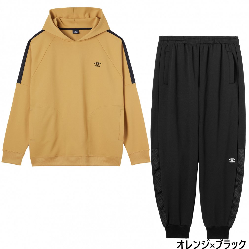 アンブロ メンズ 上下セット 【AWAY DAYS】スウェットフーディートップ