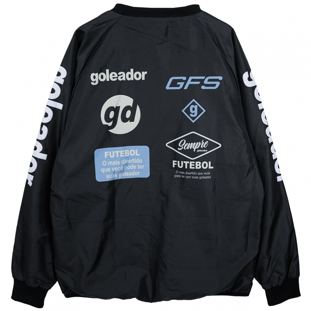 新品　goleador 裏メッシュピステ(パーカー付き)ブラック S 匿名 ゴレアドール メンズ サッカー/フットサル ピステシャツ SignBoard