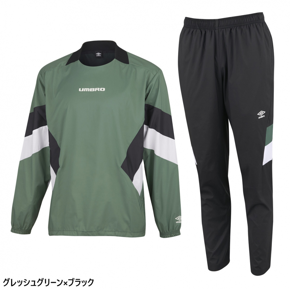 UMBRO THE THIRD 上下セット ウェアM パンツLサイズ グリーン umbro アンブロ メンズ サッカーウェア 上下セット THE THIRD by