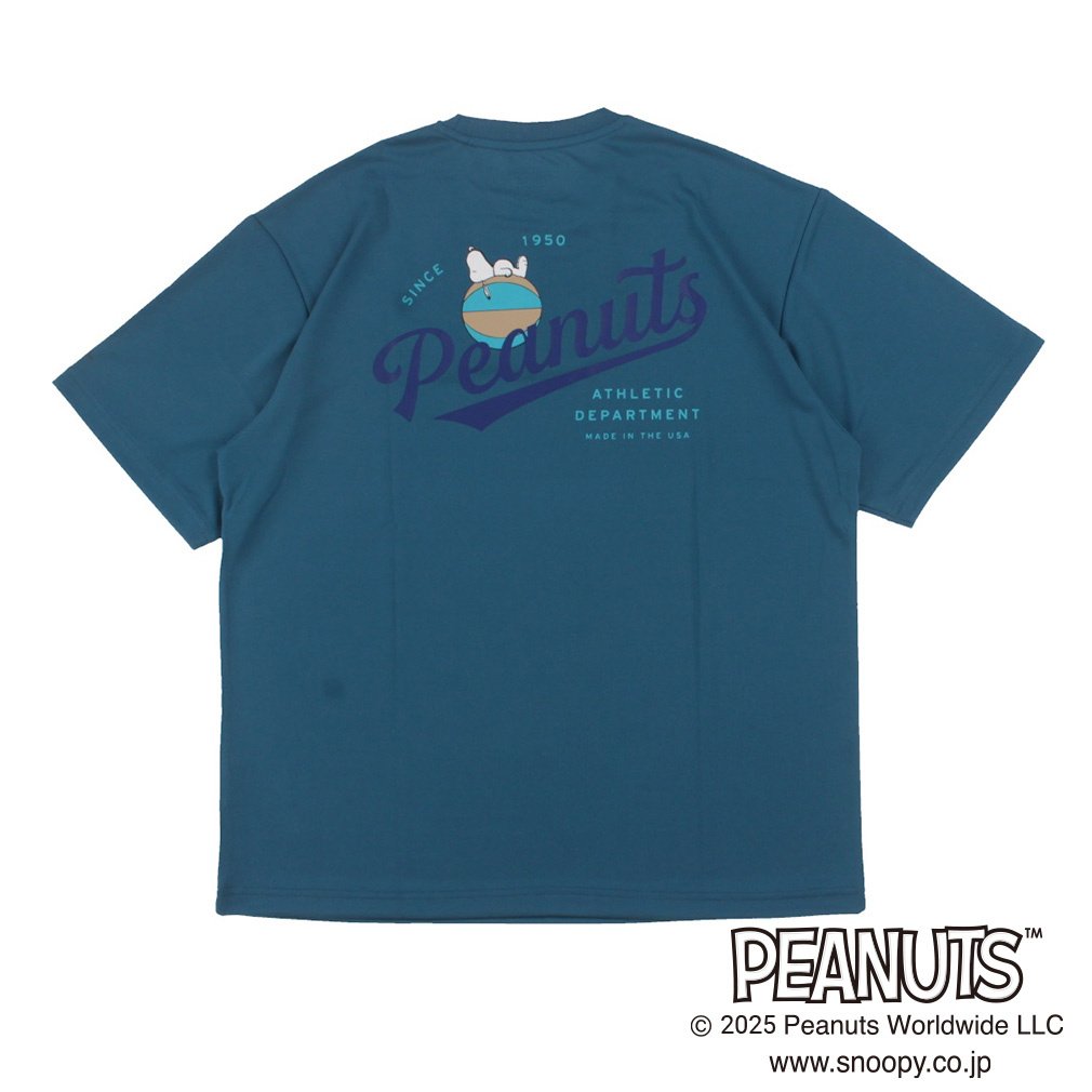 ピーナッツ スヌーピー メンズ レディス バスケットボール 半袖Tシャツ